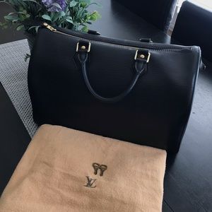 Louis Vuitton Speedy 30 Epi Noir